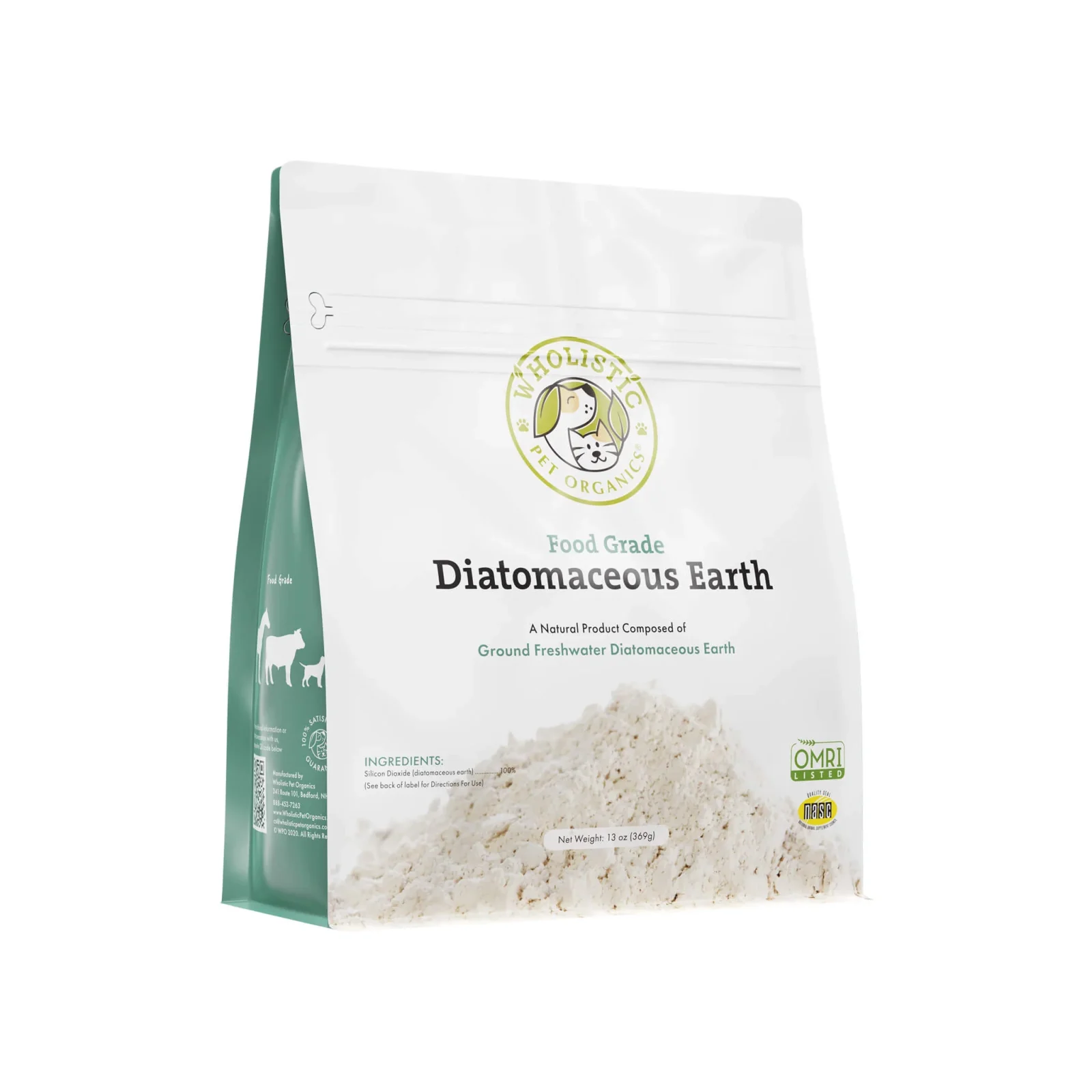 Wholistic Pet Organics Food Grade Diatomaceous Earth for Dogs & Cats - Image 2
