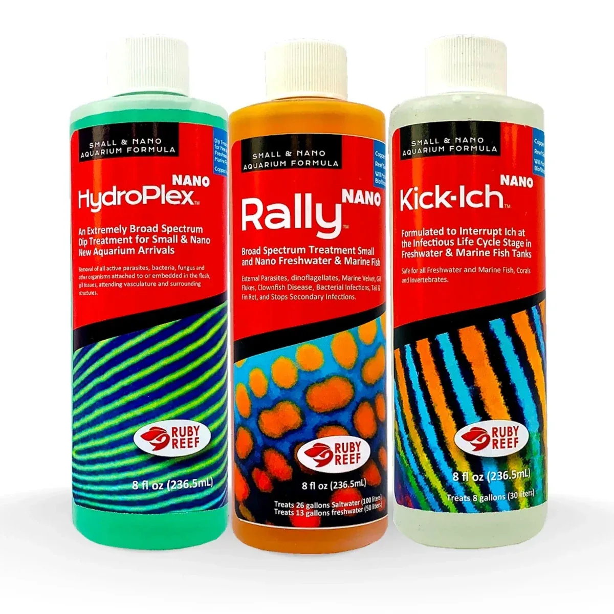 Ruby Reef NANO 8 Bundle Aquarium Treatment