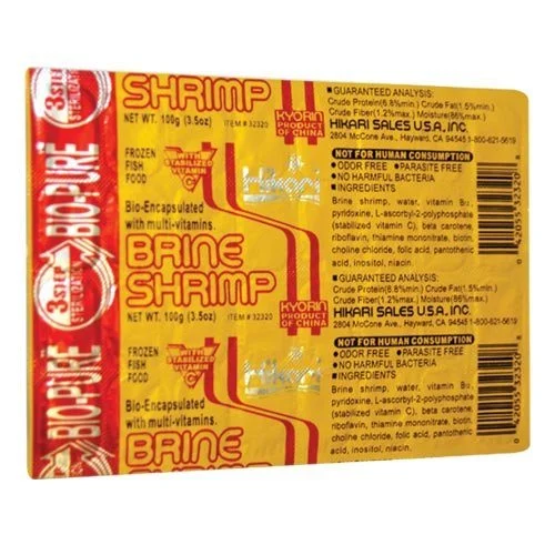 Hikari Bio-Pure Frozen Brine Shrimp - Cubes - 3.5 oz - Pack of 12