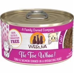 Weruva Pate Tic Tac Whoa Canned Cat Food - 3 Oz - Case of 12