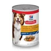 Hill's Science Diet Adult 7+ Savory Stew with Chicken & Vegetables Wet Dog Food