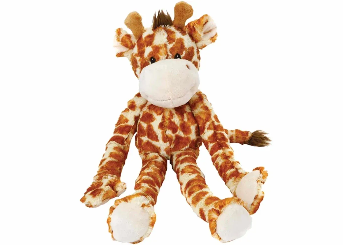 Multipet Swingin' Safari Giraffe Plush Dog Toy 19 in - Image 2