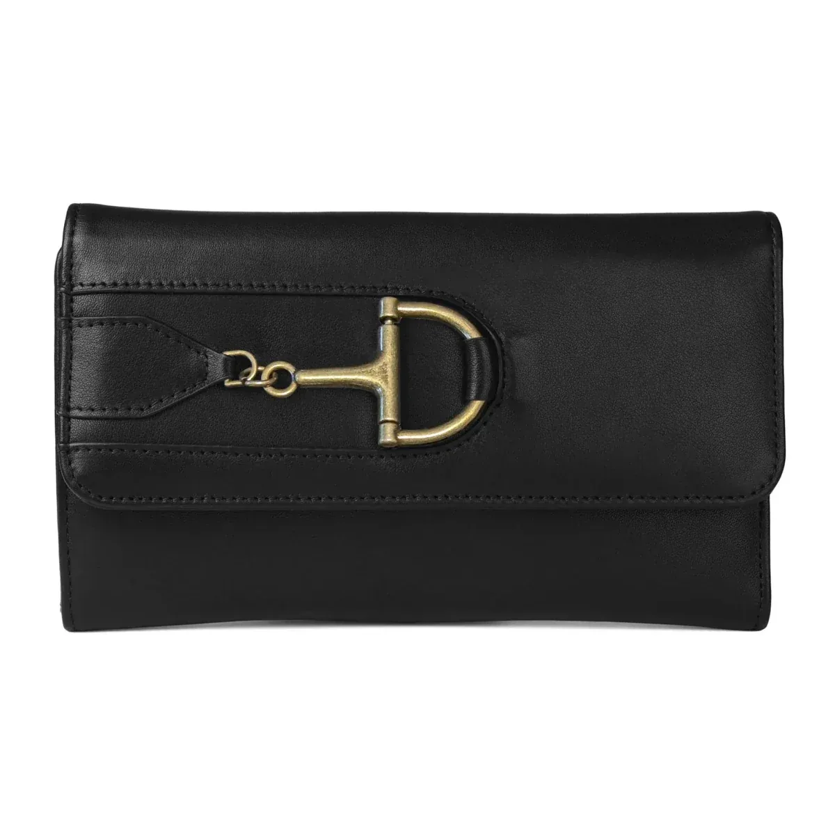 AWST Int'l Dee-Bit 3-Fold Leather Wallet-Black - Image 2