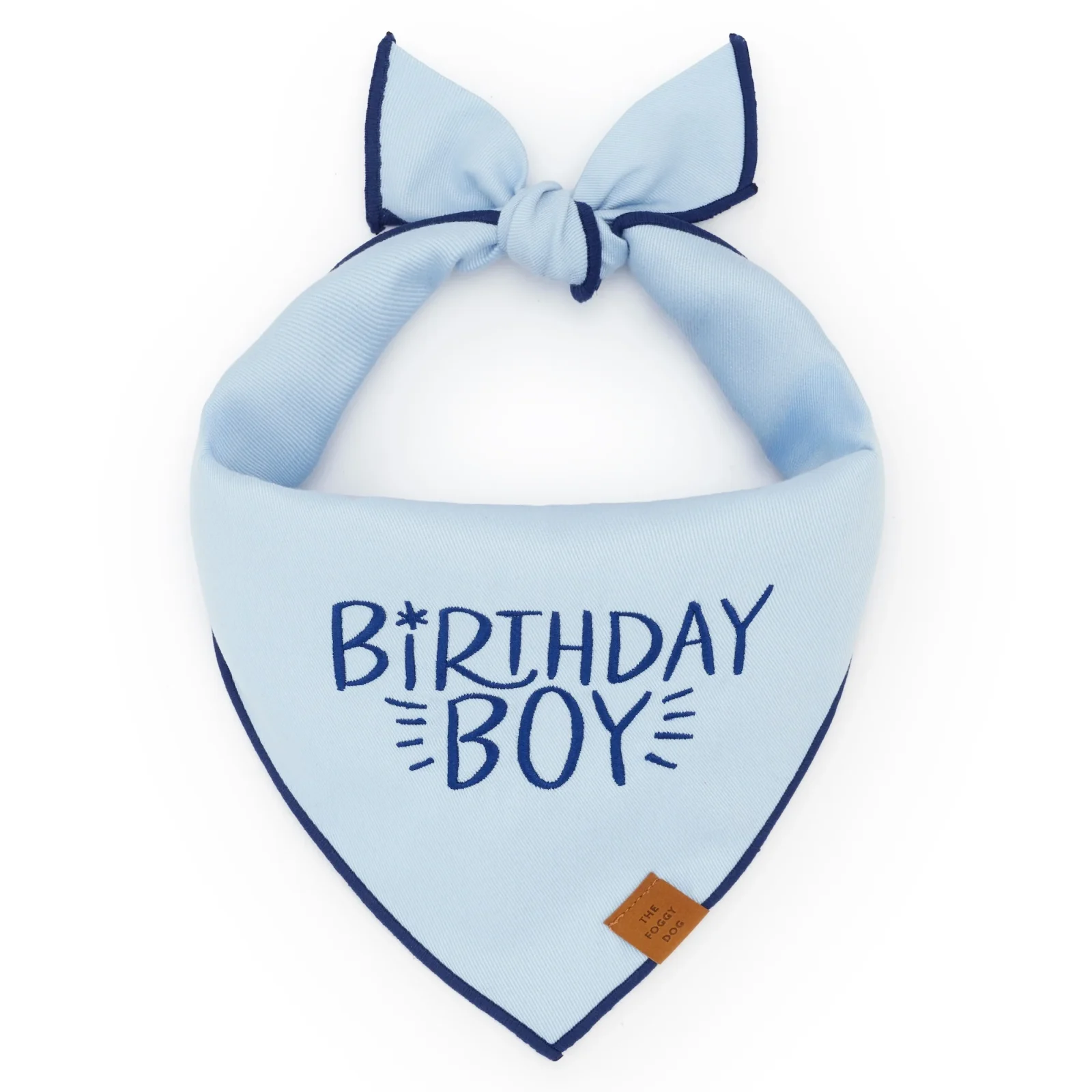 Birthday Boy Embroidered Dog Bandana - Image 2