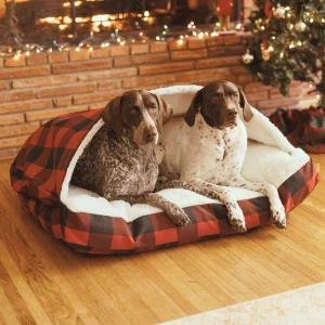 Luxury Cozy Cave® Rectangle Dog Bed – Holiday Collection