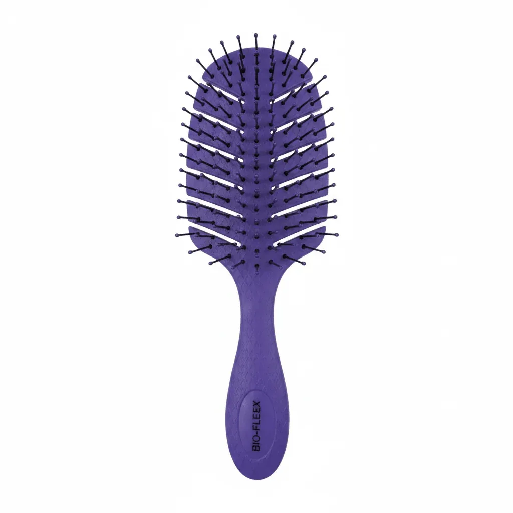 Bass Brushes- The BIO-FLEX Detangling Hair Brush Leaf Shape - Image 2