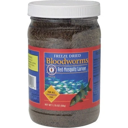 San Francisco Bay Brand Bloodworms Freeze-Dried Freshwater Fish Food - Image 2