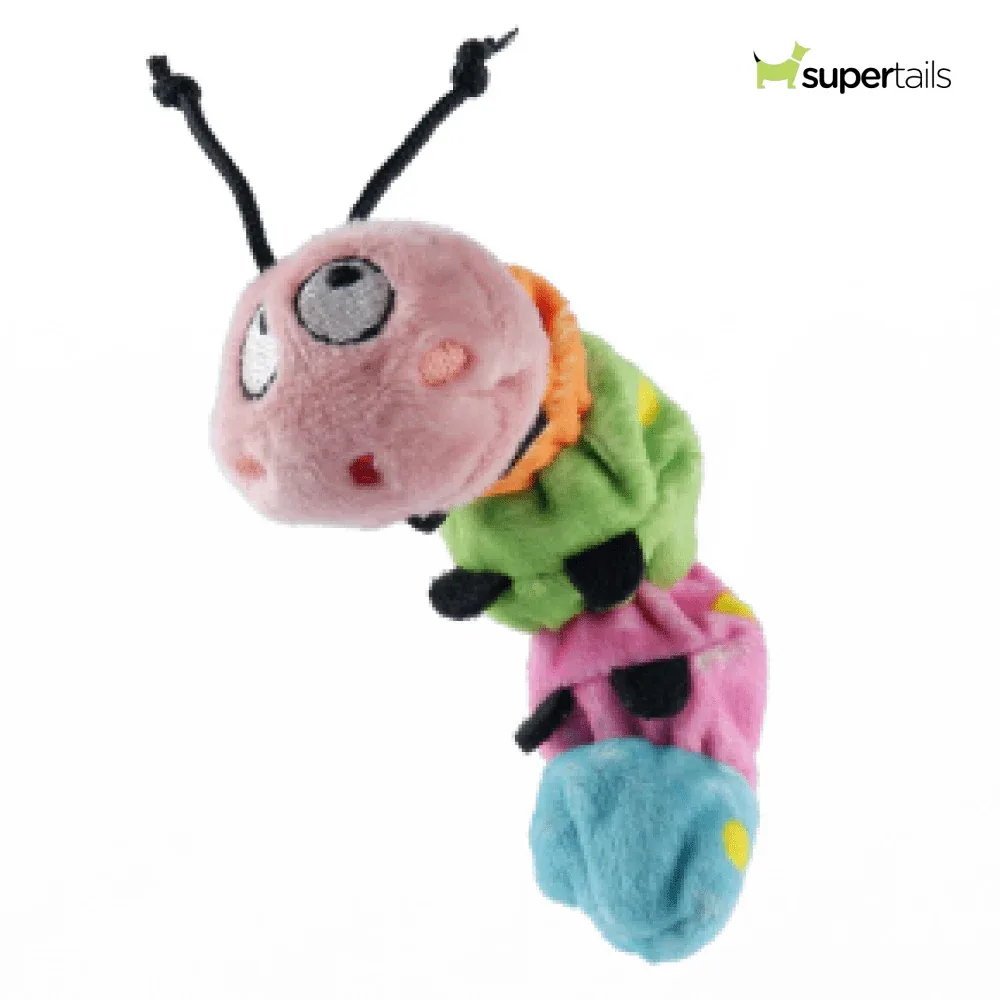 GiGwi Thirsty Catnip Caterpillar filled with 100% Organic Catnip Toy for Cats