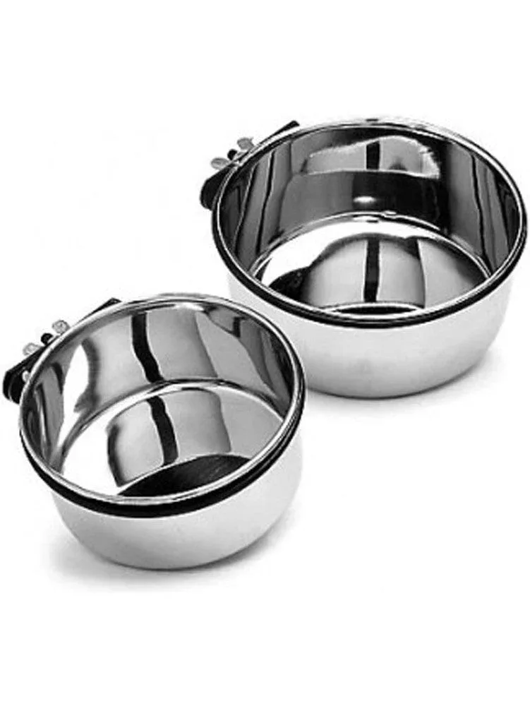 Spot Stainless Steel Coop Cup with Bolt Clamp, Silver, 10 oz