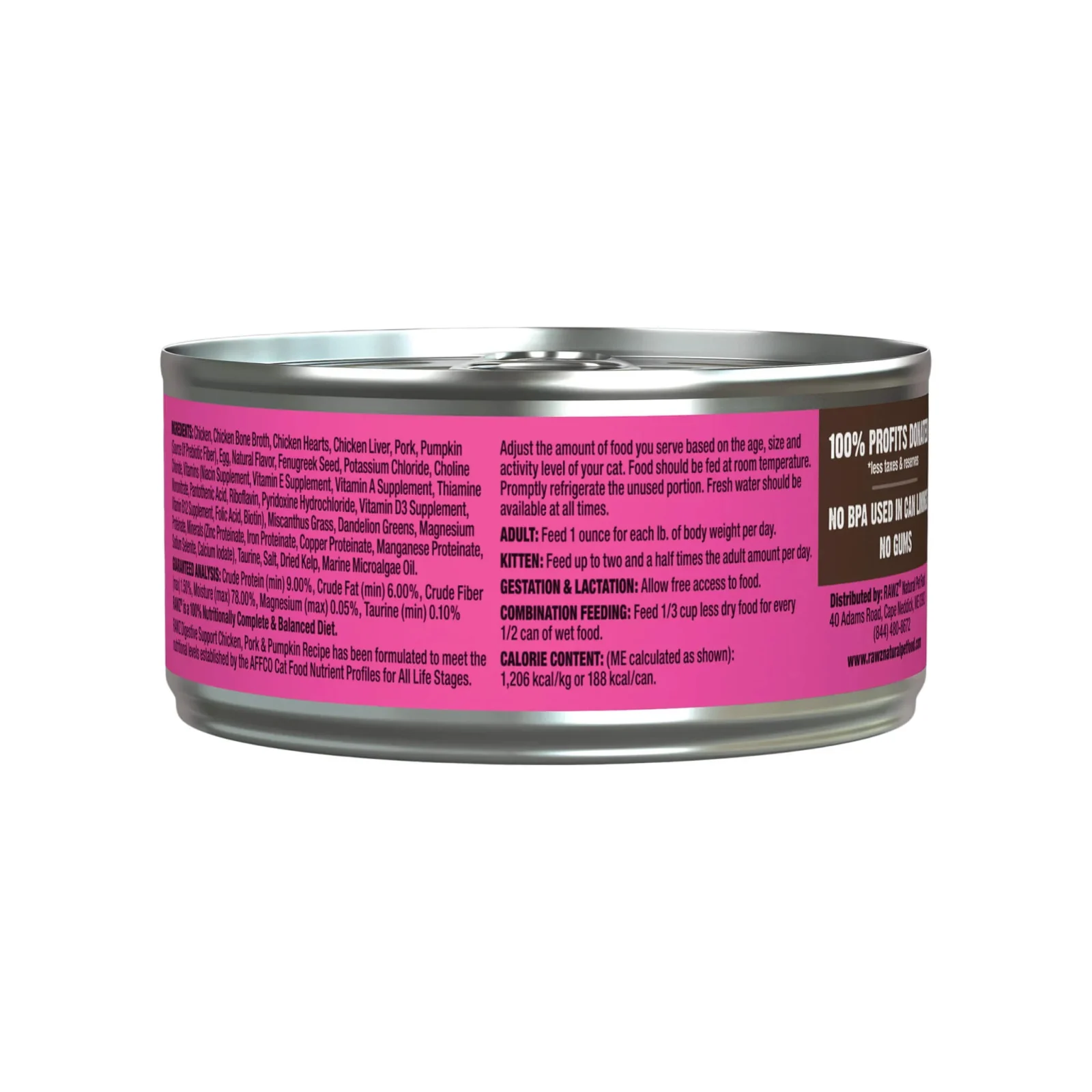 RAWZ Digestive Support Wet Cat Food - Image 2