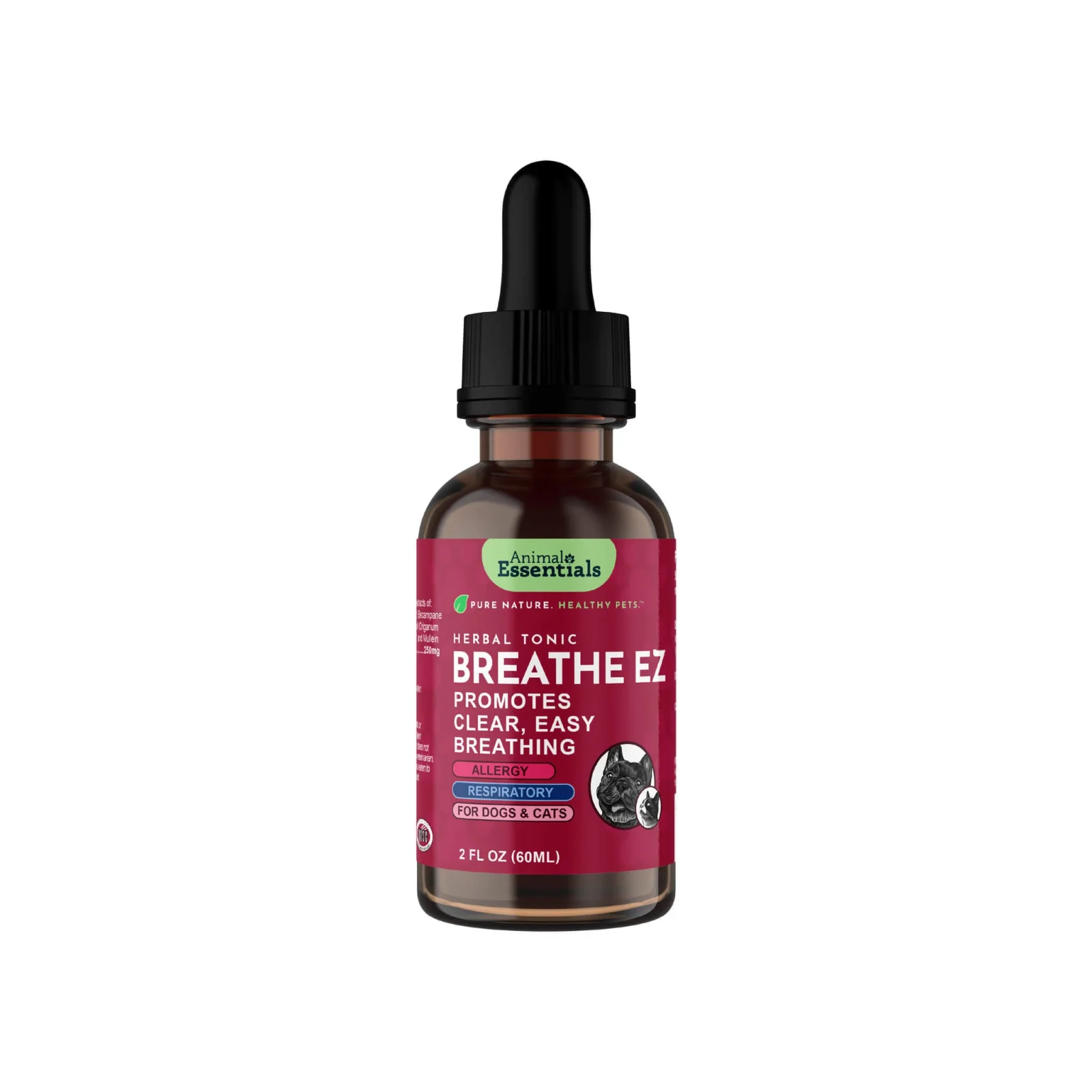 Animal Essentials Breathe EZ Liquid Herbal Formula for Dogs & Cats - Image 2