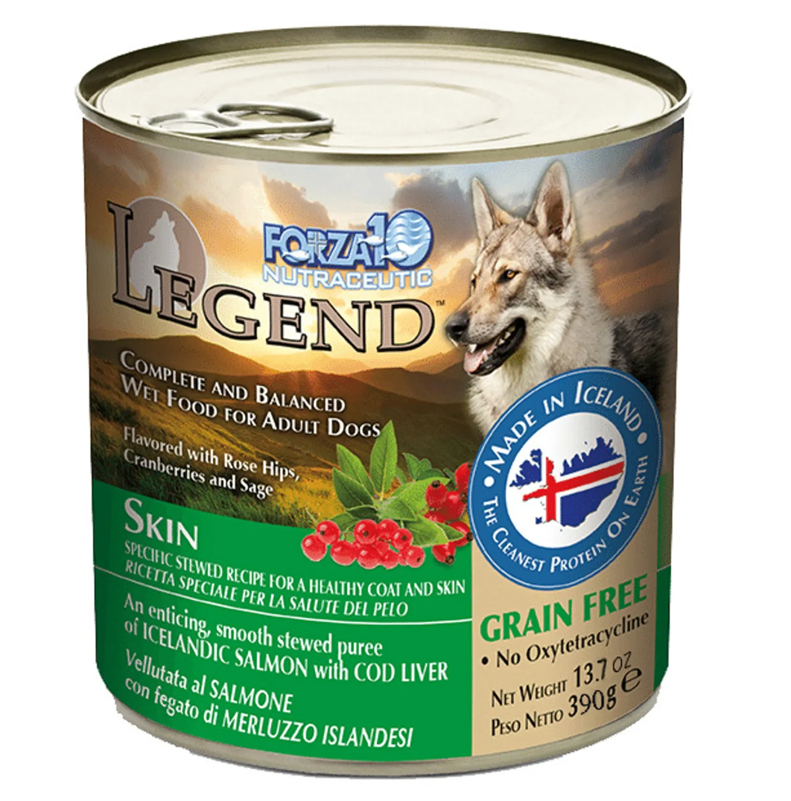 Forza10 Legend Skin Icelandic Fish Recipe Grain-Free Canned Dog Food - Image 2