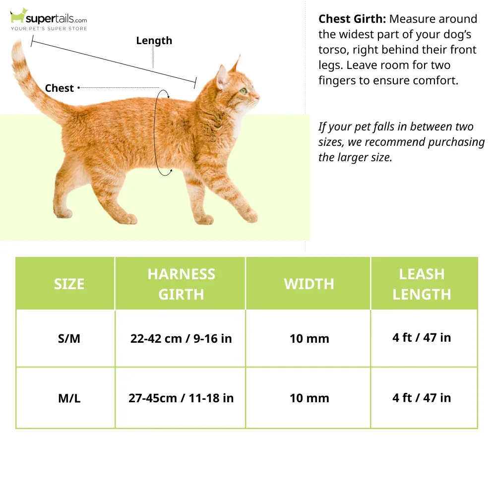 Trixie Harness with Leash for Cats & Kittens (Green) - Image 2
