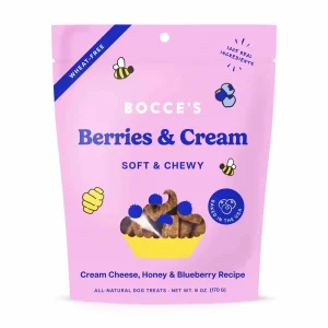 Bocce's Bakery Berries & Cream Soft & Chewy Dog Treats 6 oz