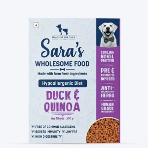 Sara's Wholesome Hypoallergenic Diet Duck & Quinoa Dog Wet Food