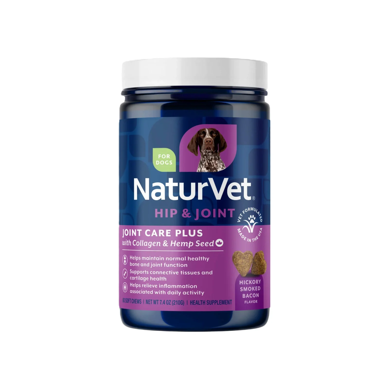 NaturVet Joint Care With Hemp Seed Soft Chews for Dogs - Image 2