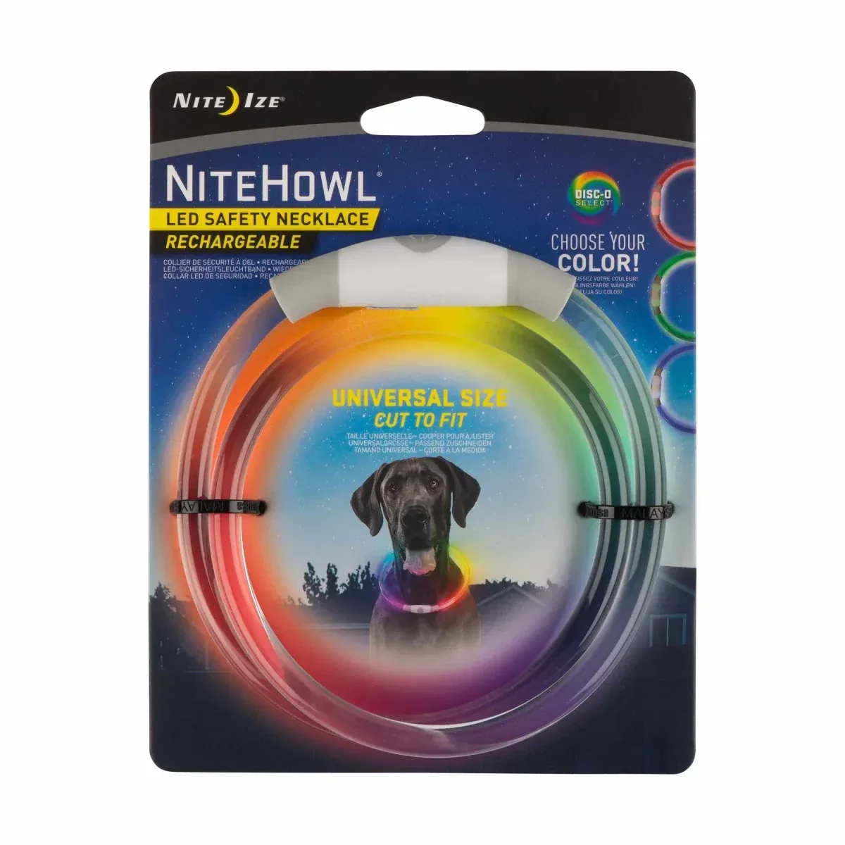 Nite Ize NiteHowl Rechargeable LED Safety Necklace - Disc-O Select - Image 2