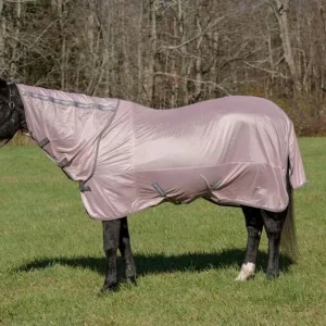 TuffRider Comfy Mesh Combo Neck Fly Sheet, Adobe Rose, 69