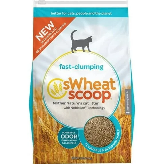 Swheat Scoop Original Fast Clumping Odor Neutralizing Enzymes Natural Wheat Cat Litter - Image 2