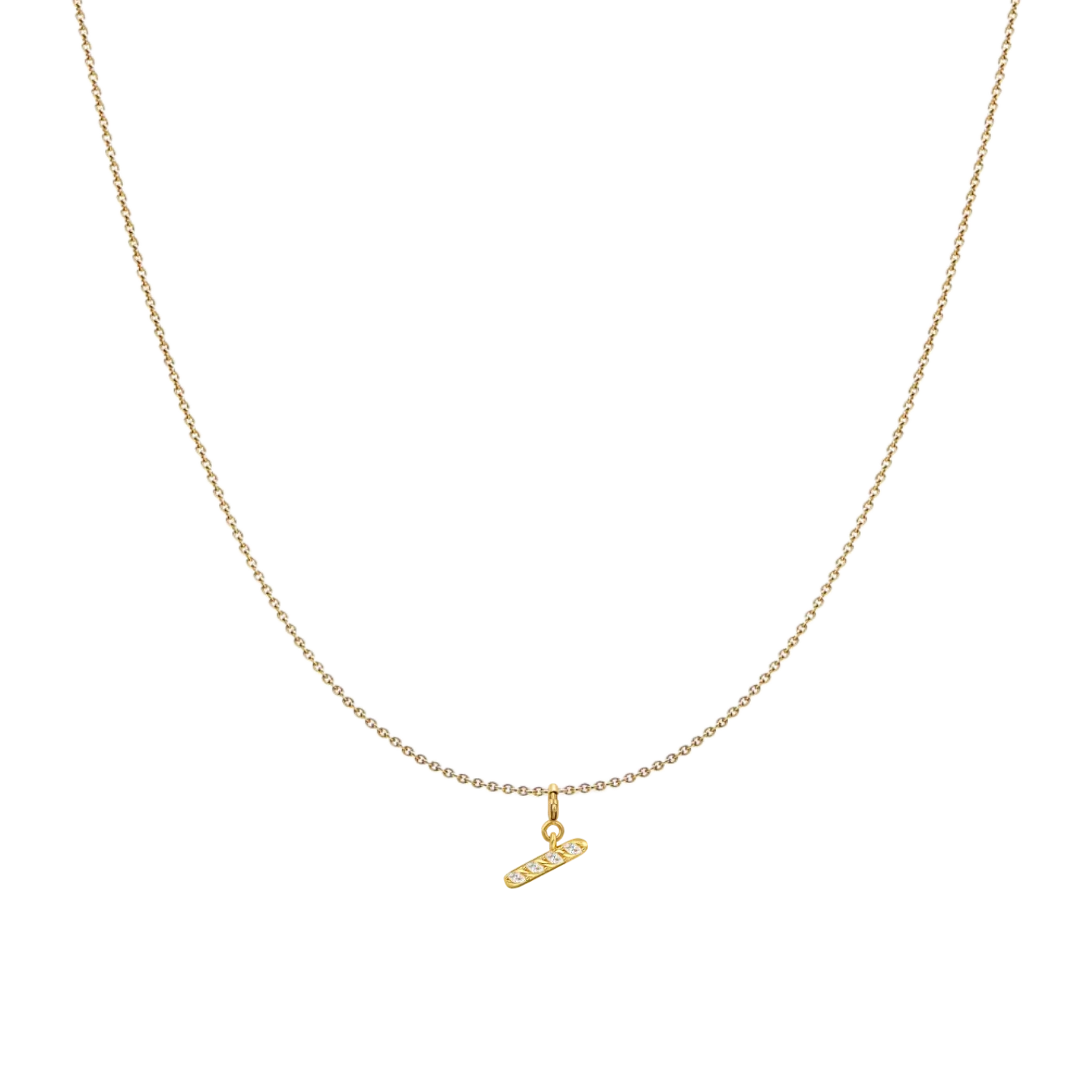 Baguette Necklace