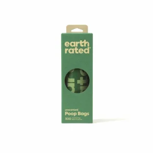 Earth Rated Unscented Poop Bags on a Large Single Roll, 300 ct