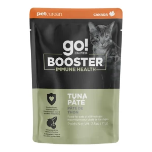 Go! Solutions Booster Minced Tuna + Chicken with Gravy Wet Cat Food - Immune Health, 2.5 oz each, Case of 24