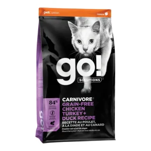 Go! Solutions Cat Carnivore Grain-Free Dry Cat Food - Chicken, Turkey and Duck, 16 lb