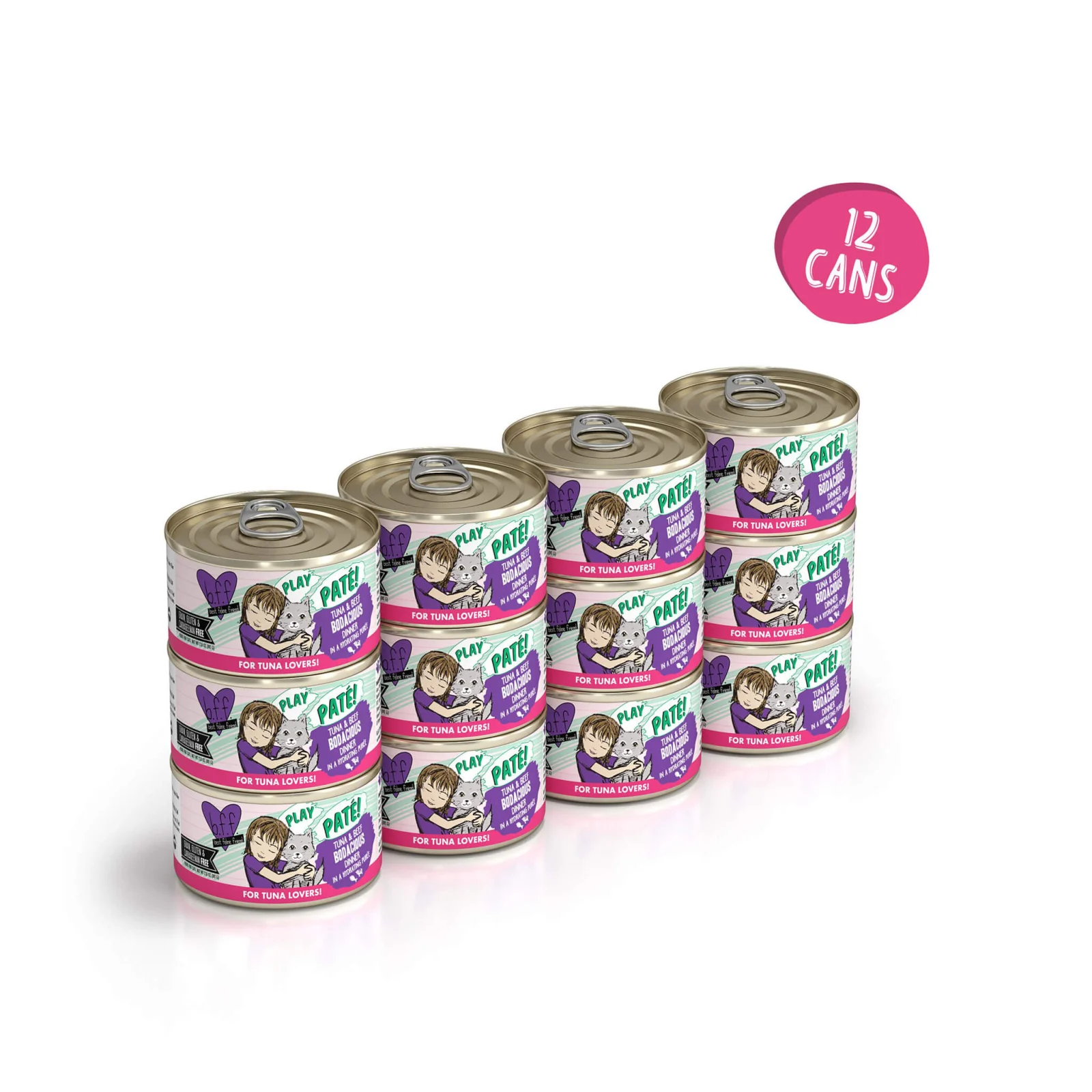 Best Feline Friend BFF PLAY! Pate Lover's Aw Yeah Wet Canned Cat Food - Image 2
