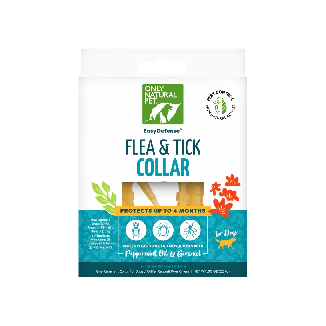 Only Natural Pet EasyDefense Flea & Tick Collar for Dogs