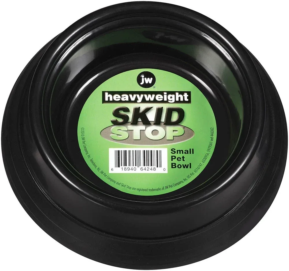 JW Pet Skid Stop Heavyweight Dog Bowl Assorted Small