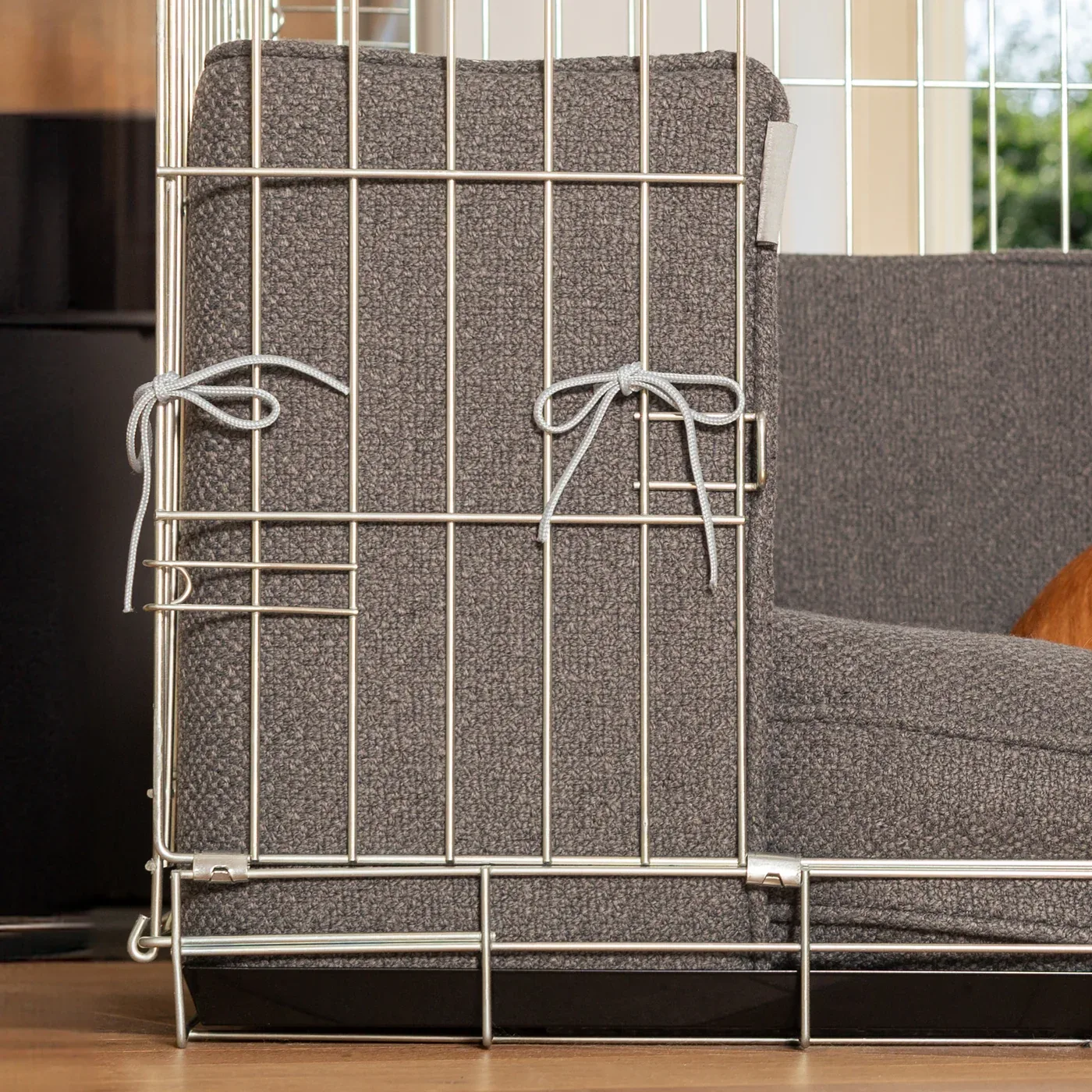 Dog Crate Bumper in Essentials Herdwick Graphite by Lords & Labradors - Image 2
