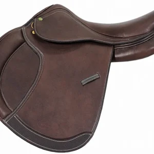 Close Contact Jumping Saddle - Professional Saddle with Adjustable Knee Blocks