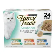 Fancy Feast Classic Pate Seafood Variety Pack Wet Cat Food