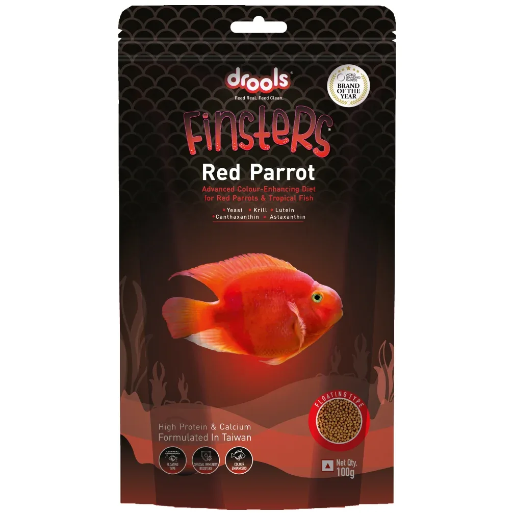 Drools Finsters Red Parrot Fish Food - Image 2