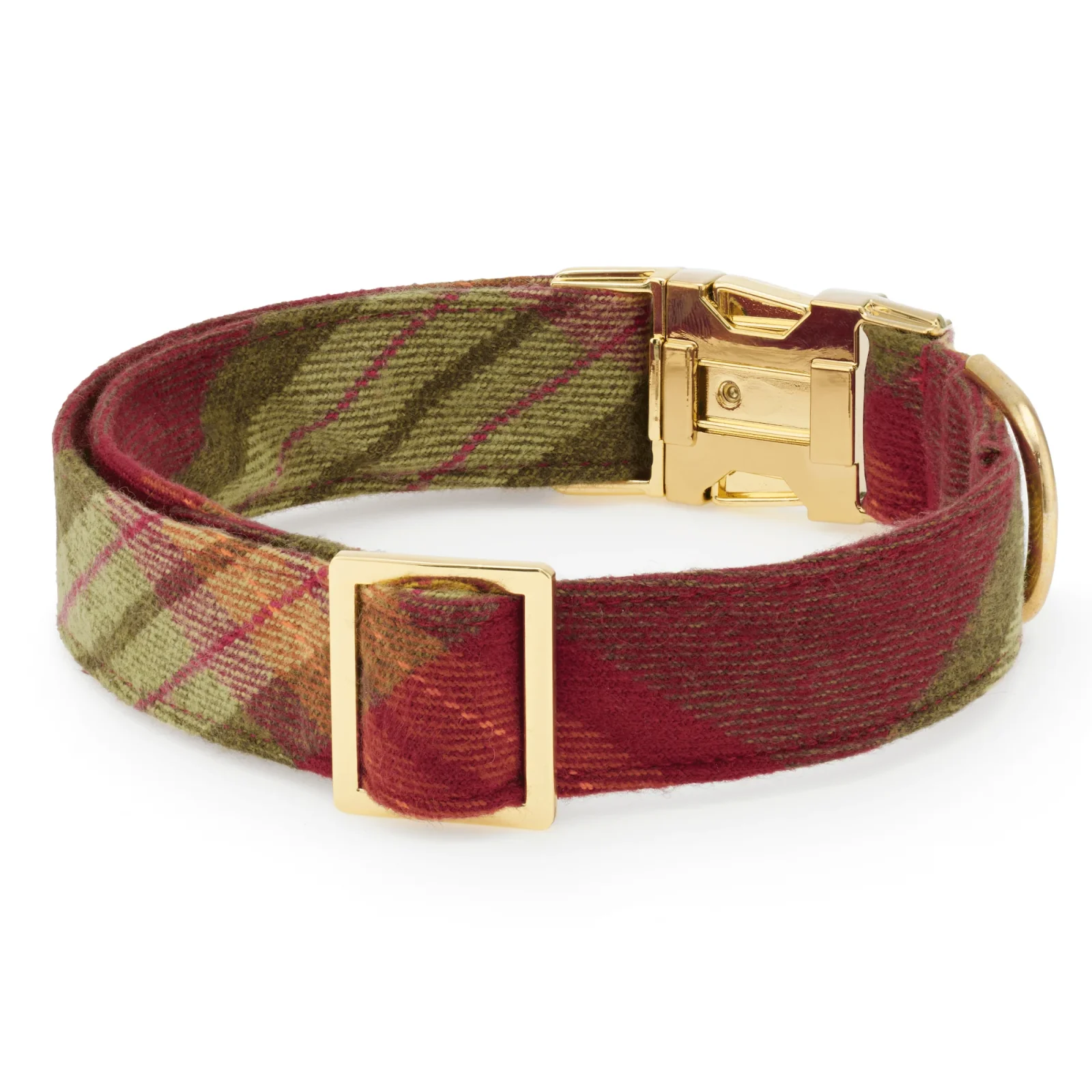 Orchard Plaid Flannel Dog Collar - Image 2