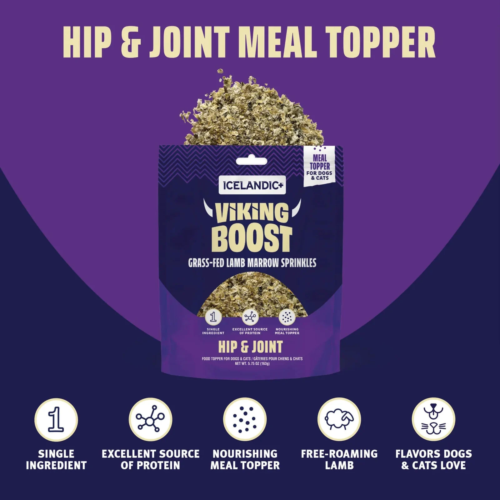 Icelandic+ Viking Boost Hip & Joint Food Topper for Dogs & Cats - Image 2