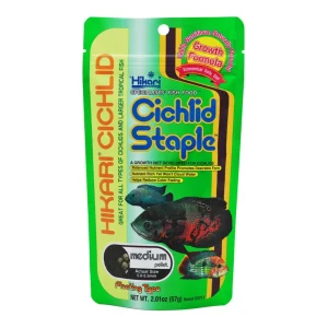Hikari USA Cichlid Staple Pellets Fish Food, 2 oz, Medium