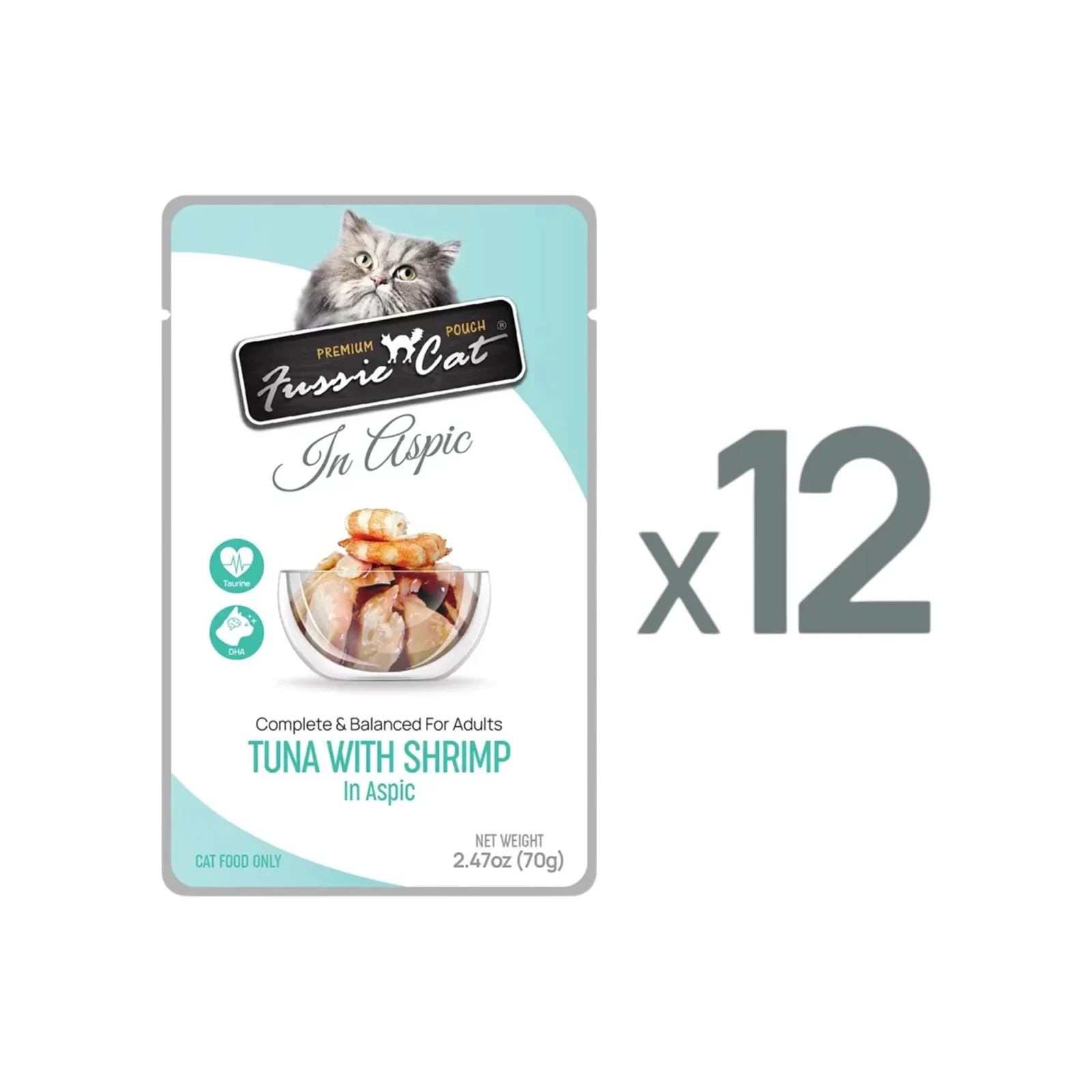 Fussie Cat Premium Pouch Wet Cat Food in Aspic - Image 2