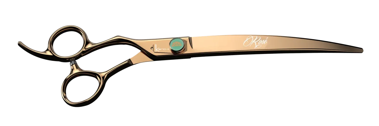Kenchii Rose Gold 8" Curved Shear Left Hand