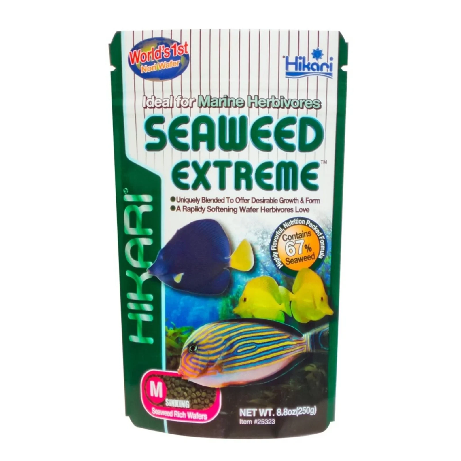 Hikari USA Seaweed Extreme Wafer Fish Food, 8.8 oz, Medium