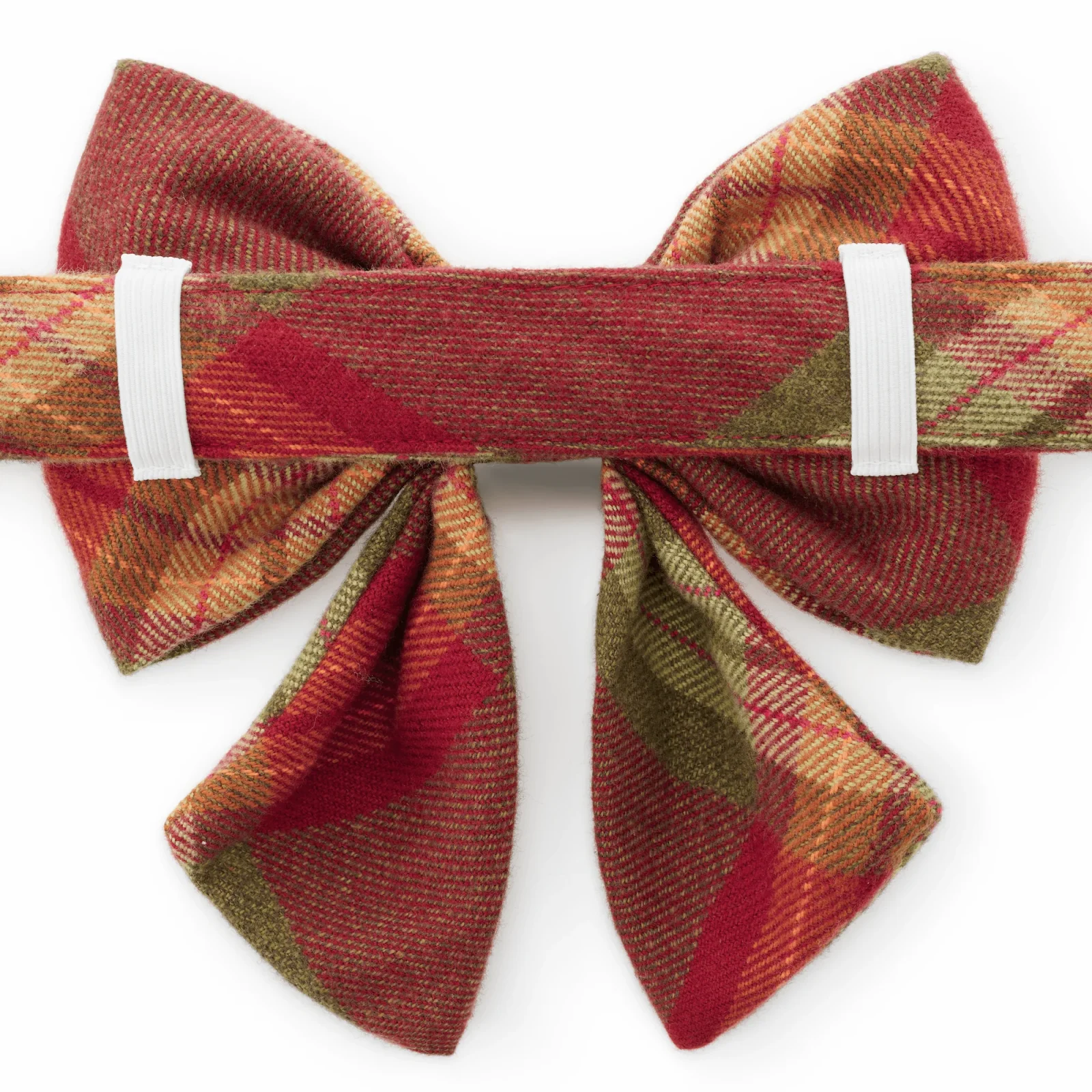 Orchard Plaid Flannel Lady Bow Collar - Image 2