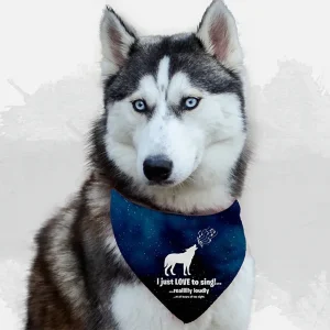 BanDoggie Derp! Dog Bandana - Soft Microfiber, Made in USA