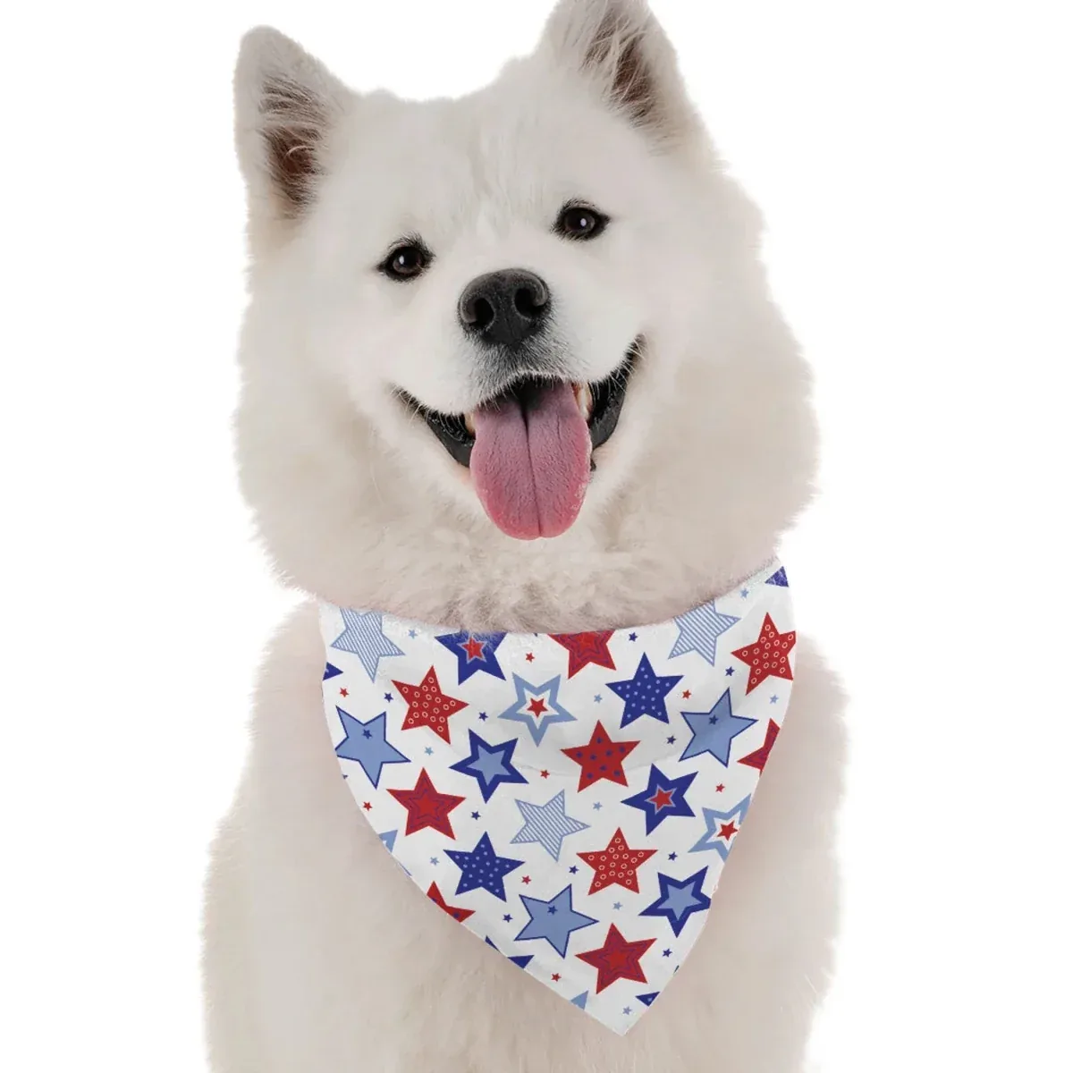 BanDoggie PAWtriotic Dog Bandana - Soft Microfiber 4th of July Pet Bandana, Made in USA - Image 2