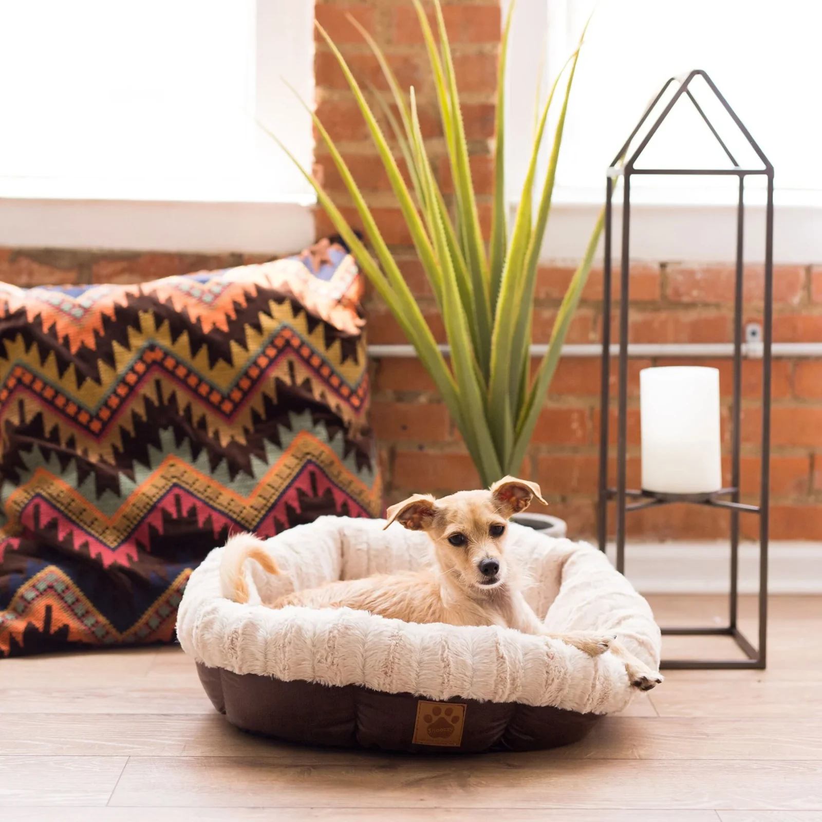 SnooZZy Rustic Luxury Ultra Cuddler Pet Bed - Image 2