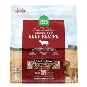 Open Farm - Grain Free Grass Fed Beef Recipe Freeze Dried Raw Dog Food