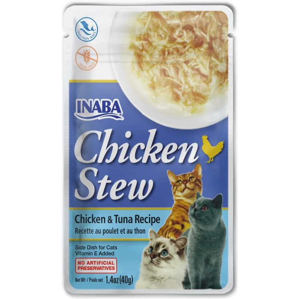 INABA Chicken Stew Chicken with Tuna Recipe Cat Wet Food