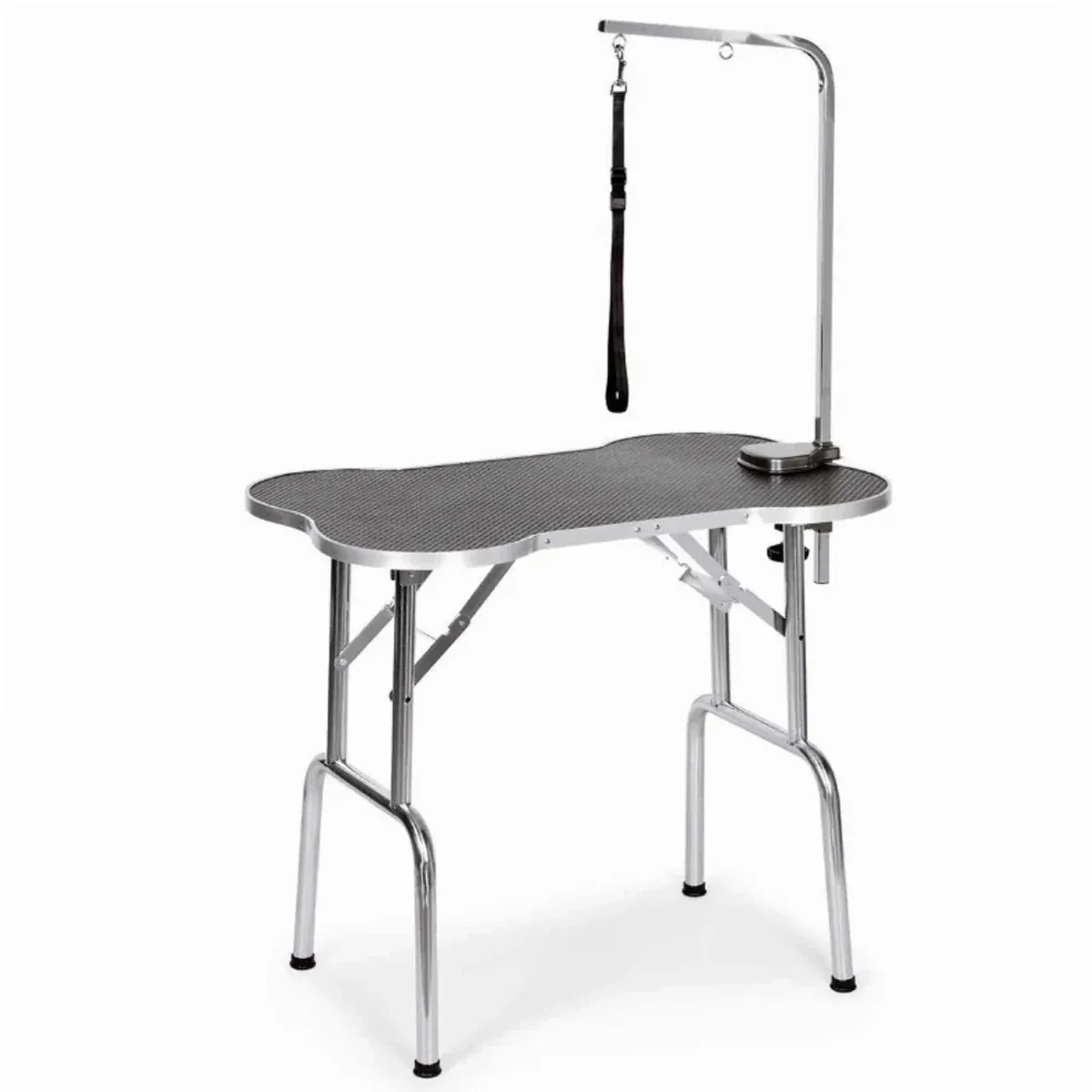 ME Bone Shaped Folding Table, 36 in Black - Image 2