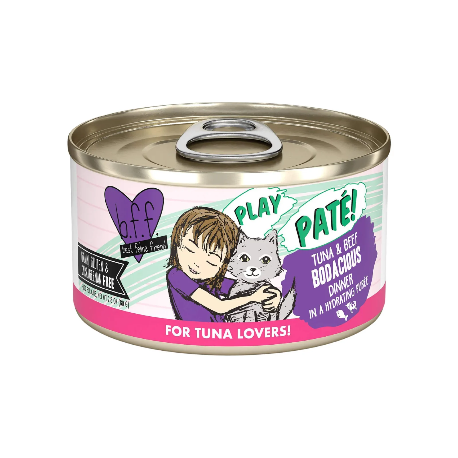 Best Feline Friend BFF PLAY! Pate Lover's Aw Yeah Wet Canned Cat Food