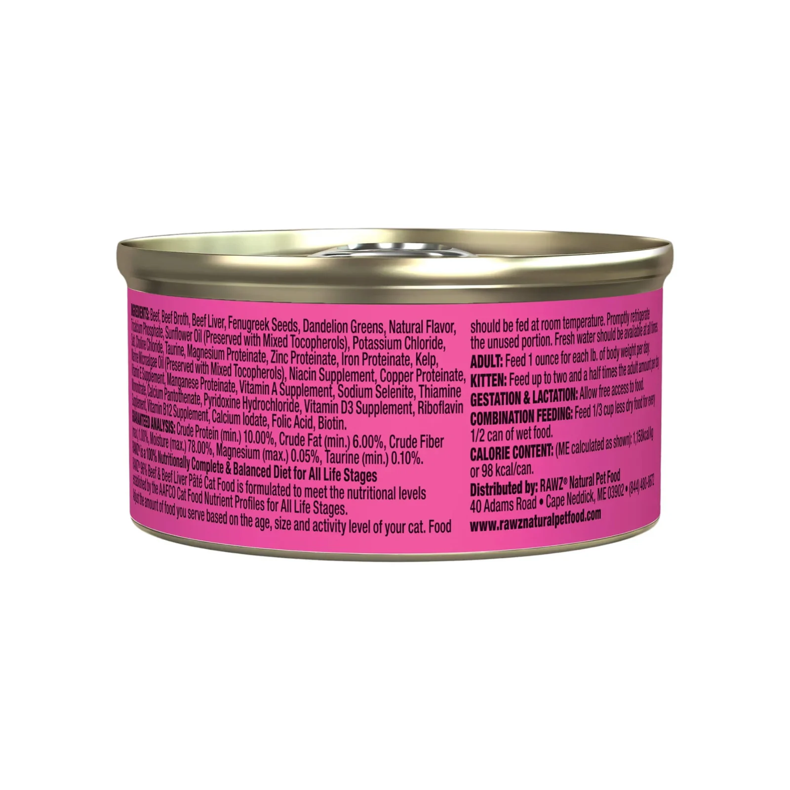 RAWZ 96% High Meat Formula Wet Cat Food - Image 2