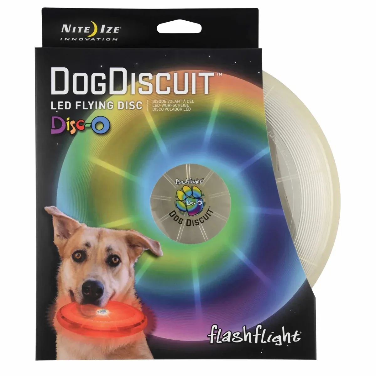 Nite Ize Flashflight Dog Discuit LED Flying Disc - Disc-O - Image 2